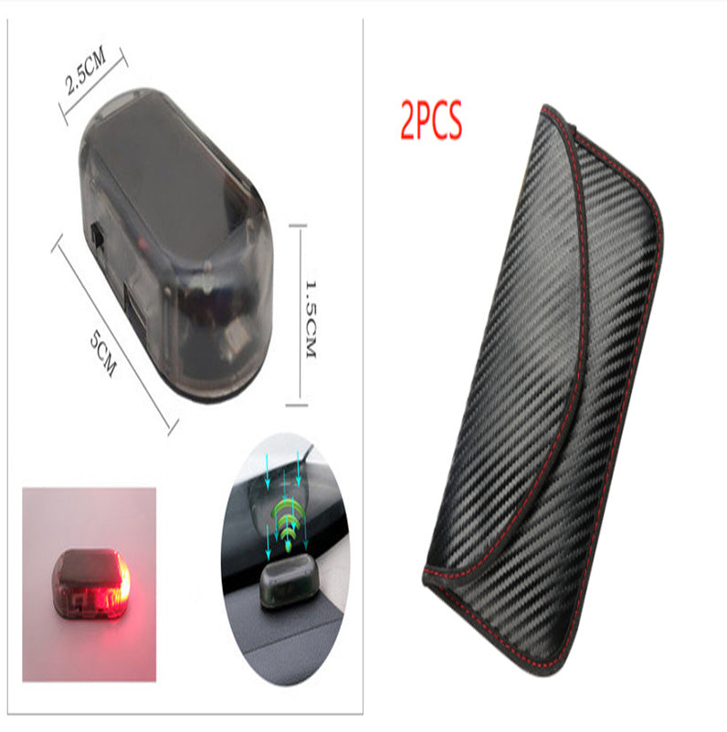 Car Anti-theft Simulation Warning Flashing Solar Light Car Anti-theft Simulation Warning Flashing Solar Light